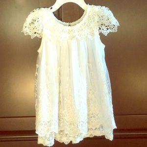 Beautiful white toddler dress